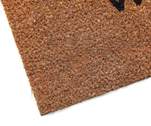 Coco & Coir Door Mats Indoor Outdoor Non Slip Cat Design Entrance Welcome 45cm x 75cm MEOW WELCOME