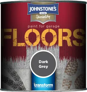 Johnstone's Garage Floor Paint Dark Grey - 250ml