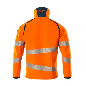 Mascot Accelerate Safe Softshell Jacket (Hi-Vis Orange/Dark Petroleum)  (Small)