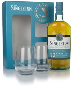 Dufftown Singleton Of 12 Year Old Gift Pack With 2X Glasses Single Malt Whisky | ABV 40% 70Cl