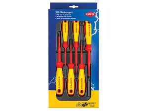 Knipex 00 20 12 V05 VDE Screwdriver Set, 6 Piece KPX002012V05