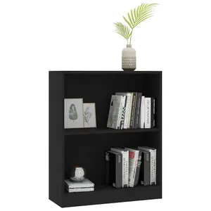 Berkfield Bookshelf Black 60x24x74.5 cm Engineered Wood