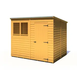 Shire 8x6 Overlap Pent Shed with Window