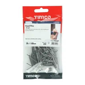 TIMCO Panel Pins Bright - 30 x 1.60