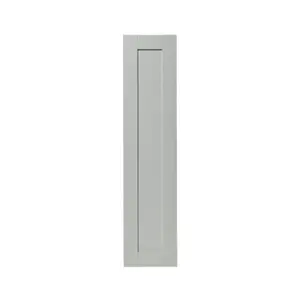 GoodHome Alpinia Matt grey wood effect Shaker Larder Cabinet door (W)300mm (H)1287mm (T)18mm