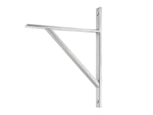 Satin Chrome Chalfont Shelf Bracket (260mm x 200mm)