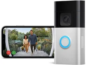 Ring Battery Video Doorbell Plus | DIY Wireless Video Doorbell Camera With 1536P HD Video, Head-To-Toe View, Quick Release Battery Pack | Easy To