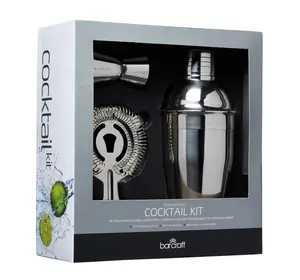 BarCraft Stainless Steel 3 Piece Cocktail Set