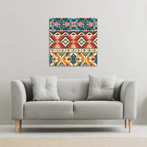 Zodiac taurus geometric (canvas) / 101 x 101 x 4cm