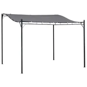 Outsunny 3m x 3m Gazebo Garden Pergola Canopy Sun Shade Shelter Soft Top