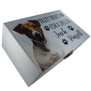 Jack Russell Dog Treat Box Duncan Decorative Box