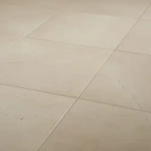 Colours Elegance Beige Gloss Marble effect Ceramic Floor Tile Sample