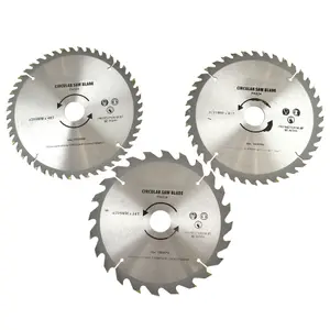 3pc 205mm TCT Circular Saw Blades 20/40/48 TPI & Adapter Rings Reducer