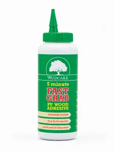 Wudcare 5 min Fast Grab PU Wood Adhesive - 1000ml