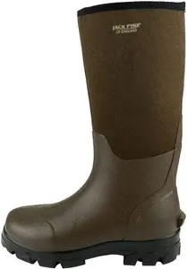 Jack Pyke Ashcombe Neoprene Wellington Boots, Brown / 9