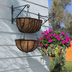 B&Q 358mm Hanging basket Bracket