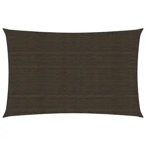 Berkfield Sunshade Sail 160 g/m2 Brown 3x6 m HDPE