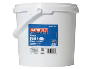 Faithfull 75143502 Plastic Paint Kettle 2.5 litre FAIPKETTLE