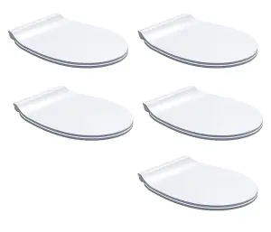  Multipack - Bemis Toledo Slim Slow Close Top Fix Quick Release Toilet Seat - 100F02000 