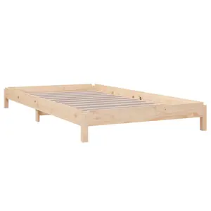 Berkfield Stack Bed 100x200 cm Solid Wood Pine