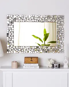 Beliani Glam Wall Mirror MERNEL Silver