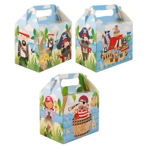 Henbrandt Pirate Gift Boxes (Pack of 12) Multicoloured (One Size)