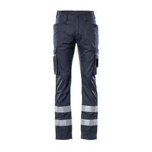 Mascot Frontline Service Trousers with Reflective Tape (Dark Navy)  (44.5) (Leg Length - Regular)