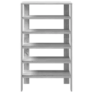 Berkfield Shoe Rack Grey Sonoma 61x32x105 cm Engineered Wood