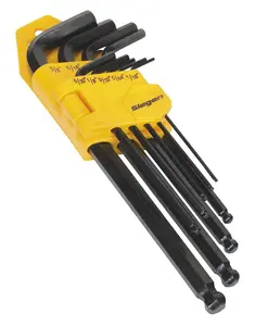 Sealey Ball-End Hex Key Set 9pc Long Imperial S01098