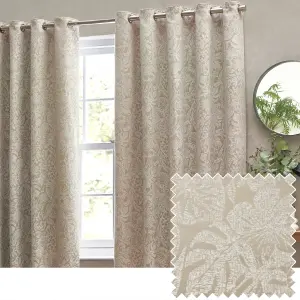 Wylder Nature Bali Botanical Jacquard Eyelet Curtains