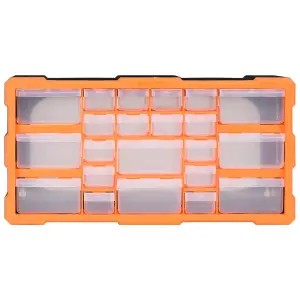 Berkfield Multi-drawer Organiser with 22 Drawers 49x16x25.5 cm