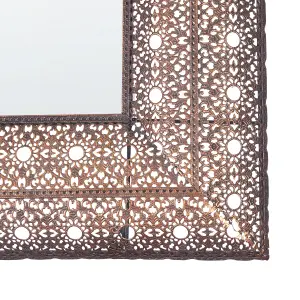 Wall Mirror DEHRADUN Metal Copper