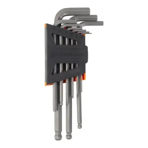 Magnusson 9 piece Chrome vanadium steel Hex key Set