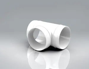 100mm T Piece Rigid Ducting part