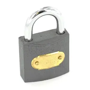 Securit Tricircle Iron Cylinder Padlock Silver/Grey (50mm)