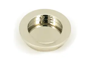 From The Anvil Polished Nickel 60mm Plain Round Pull