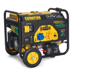 Champion Power Equipment CPG3500E2-DF 2800 Watt LPG Dual Fuel Generator With Electric Start