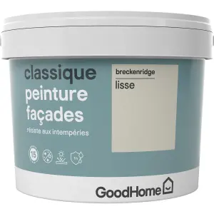 GoodHome Classic Breckenridge Smooth Matt Masonry paint, 10L