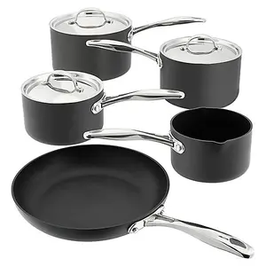 Stellar 6000 Hard Anodised 5 Piece Cookware Set