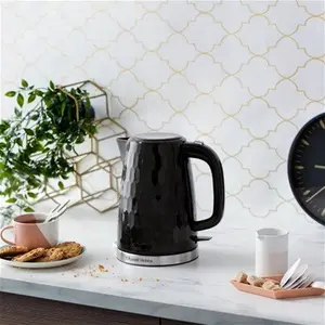 Russell Hobbs Honeycomb Kettle Black, Plastic