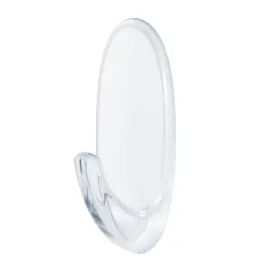 3M Command Medium Clear Hook (Holds)900g, Pack of 2