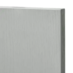 GoodHome Alpinia Matt grey wood effect Shaker Tall wall Cabinet door (W)150mm (H)895mm (T)18mm