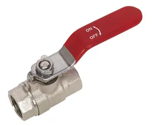 Sealey Lever Ball Valve 3/8"BSP (F) x 3/8"BSP (F) SA907