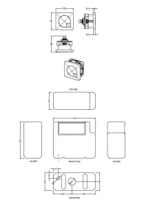 Universal Water Saving Dual Flush Bottom Inlet & Square Flush Plate - Chrome