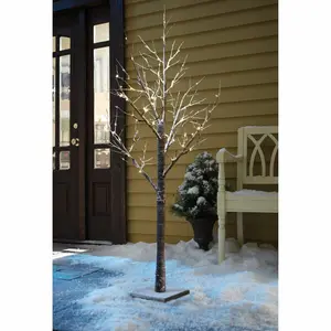 Lighted Artificial Spruce Christmas Tree 6ft H