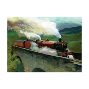 Harry Potter Hogwarts Express Canvas Print Multicoloured (60cm x 80cm)