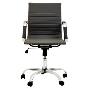 Interiors by Premier Brent Black Low Back Home Office Chair