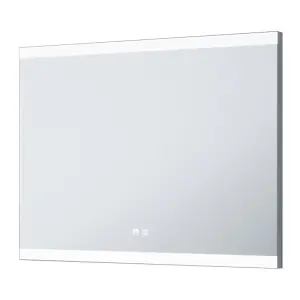 800 x 600mm LED Bathroom Mirror & Bluetooth Speaker -IP44 Demister Tunable White