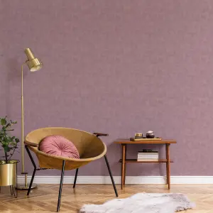 Galerie Luxe Pink Pearl Plain Smooth Wallpaper