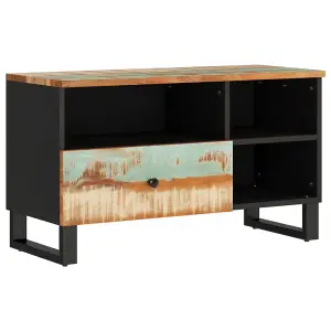 Berkfield TV Cabinet 80x33x46 cm Solid Wood Reclaimed and Engineered Wood